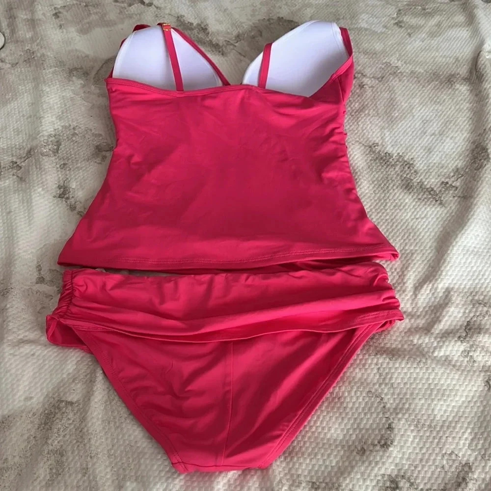 Bleu Rod Beattie Ring Me Up Molded Tankini and Sarong Hipster Bikini Bottom - Picture 8 of 11